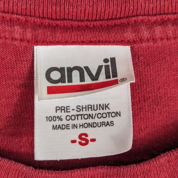 Steamboat Colorado Men’s Small Red Long Sleeve T-Shirt Graphic Mountain Top - Picture 3 of 4